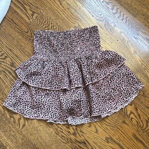 Leopard Print Women's Skirt